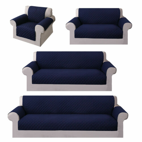 1/2/3/4 Sitzer Sofabezug Wende Steppstuhl Couch Slipper Schutzmatte - Bild 9 von 39