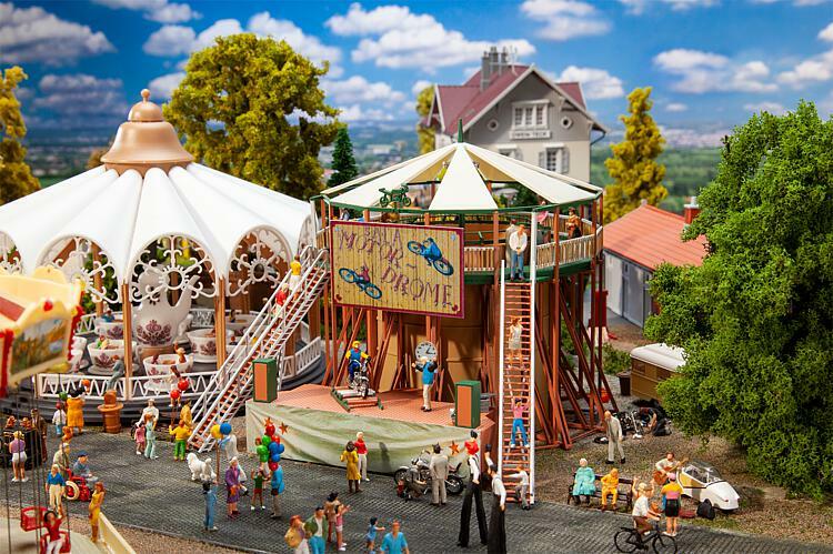 Faller H0 140336 - Motorrad-Steilwandshow Sala Motor-Drome Bausatz Neuware