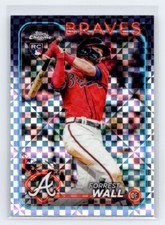 Forrest Wall 2024 Topps Chrome #176 X-Fractor Rookie