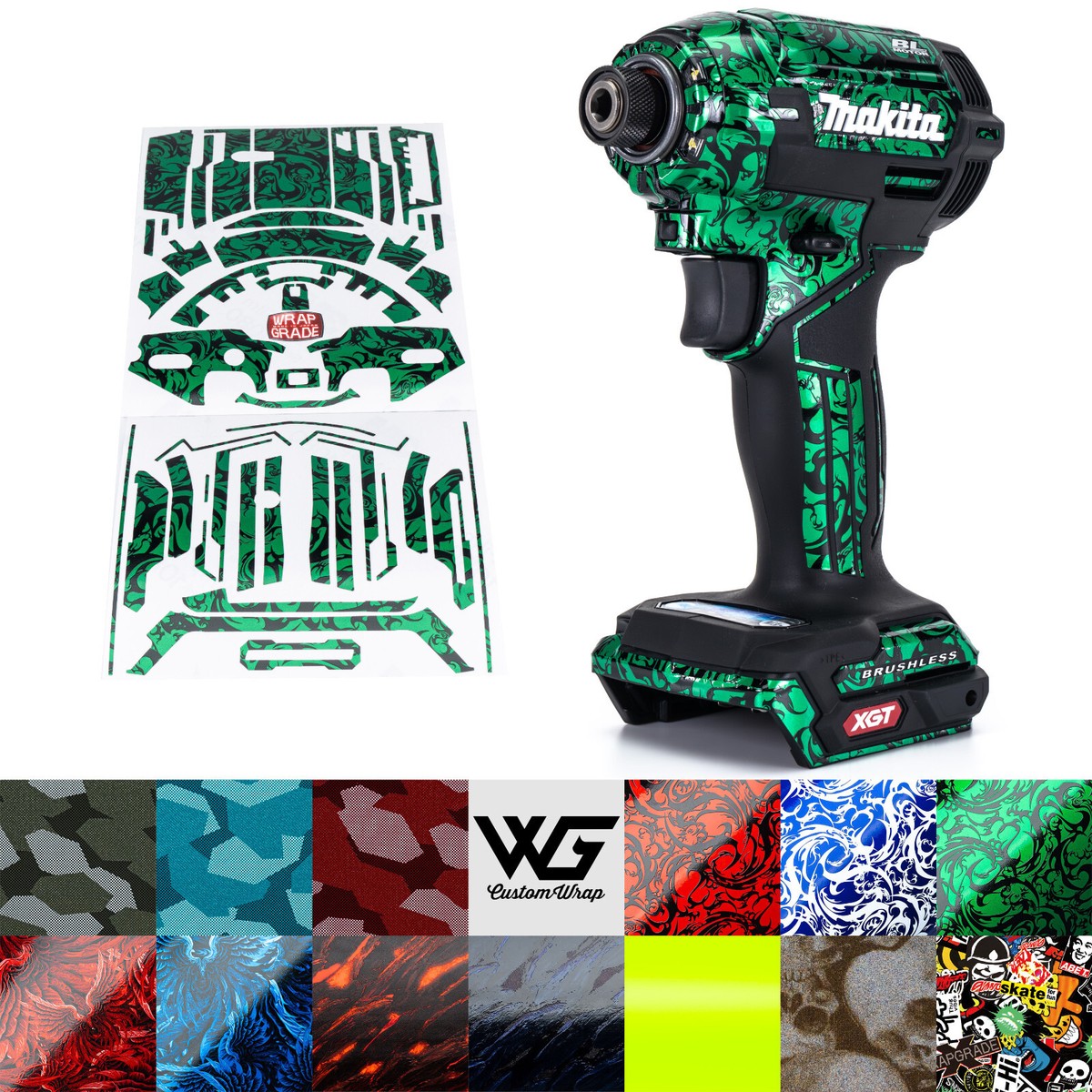 WRAPGRADE Wrap Stickers Compatible with Makita TD002G Impact Driver