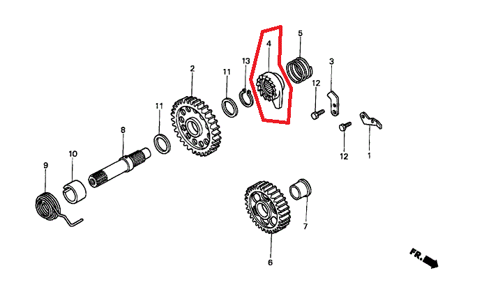 28221-meb-770 Honda Ratchet 28221MEB770 Genuine OEM Part for sale 