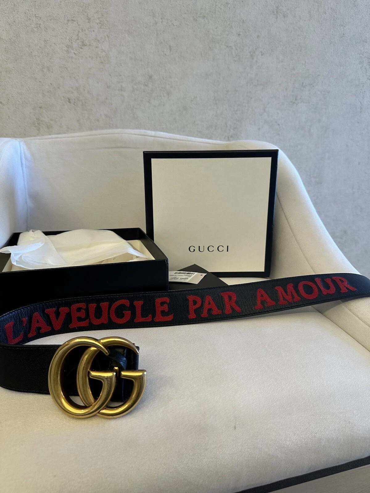 Ceinture authentique Gucci Marmont taille 90 pour 30 32 taille