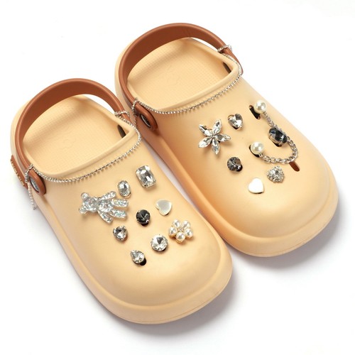 18PCS Shoe Charms Bling Flower Shoe Charms Cute Fashion Decoration Set Clog - Picture 7 of 7