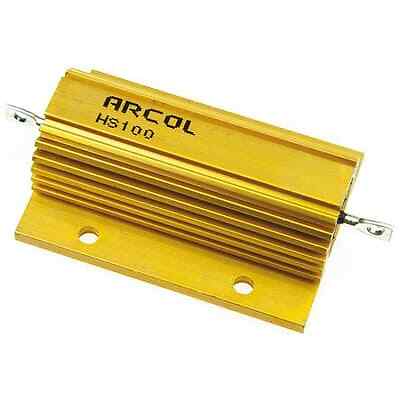 1PC OHMITE HS100 10K F Resistor,Wirewound,10 Kilohms,100 W,1%,Lug,TCR 25 ppm/De