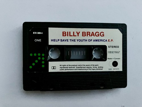 BILLY BRAGG - Help Save The Youth Of America Cassette Tape (Tested, Working) - Picture 7 of 10