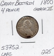 Great Britain 4 Pence 1800 UNC