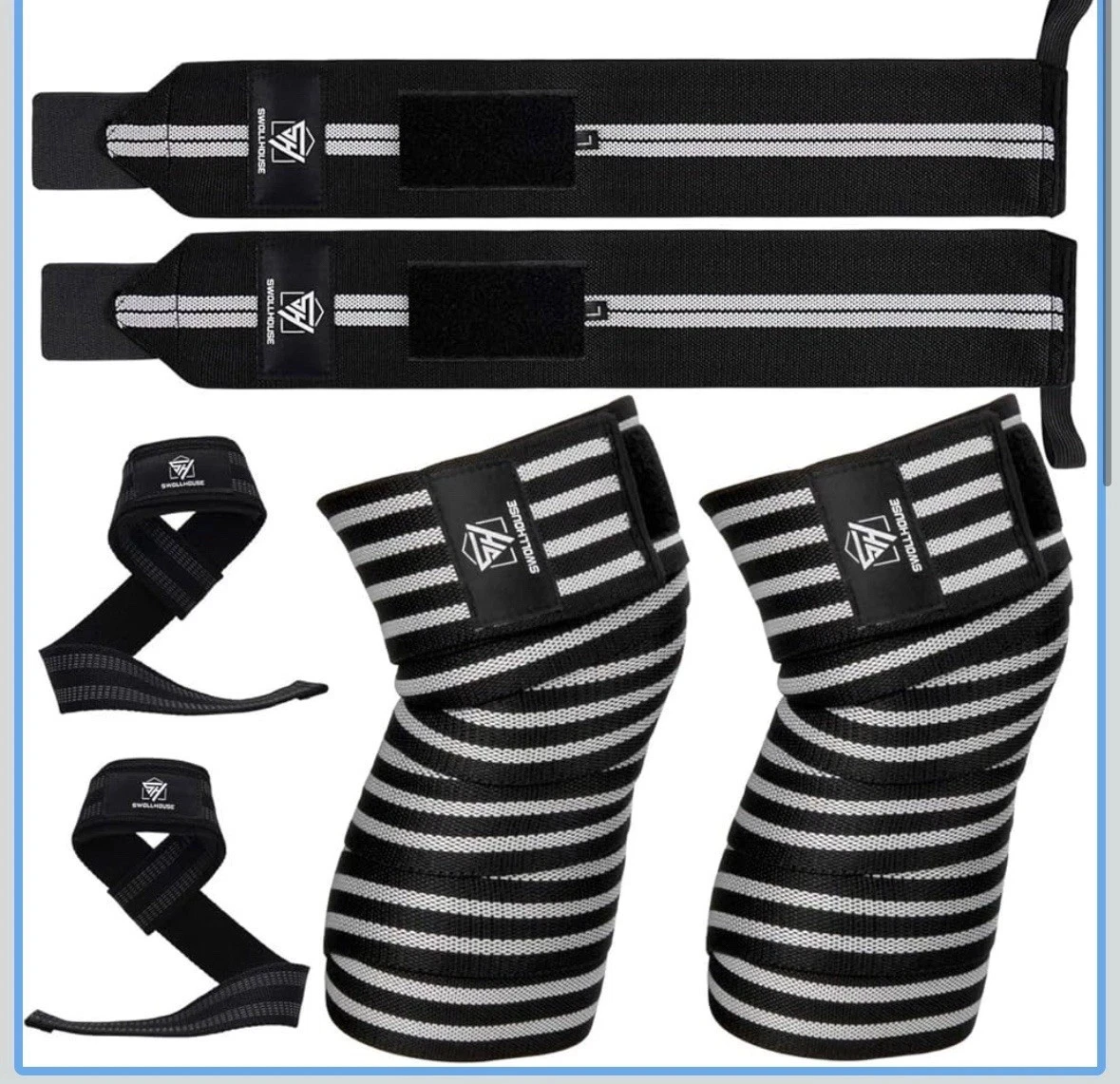 Ixion Gear - Bandes De Poignet Et Sangles De Tirage Pour Haltérophilie - NEUF