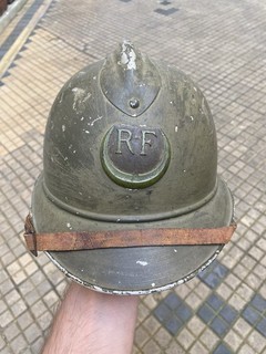 Casque Adrian Mod.15 Officier Troupes D’Afrique