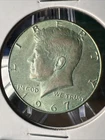 1967 Kennedy Half Dollar, 40% Silver Beautiful Color Toning, AU