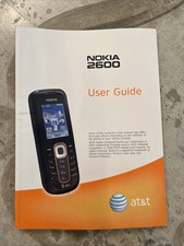 Vintage Nokia 2600 User Guide In English  Spanish 2008