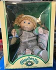 Cabbage Patch Kids Kellie Casia Vintage Doll Blonde Curly Hair in Original Box