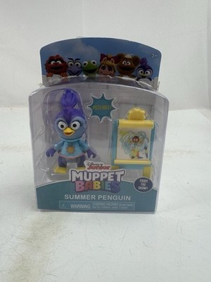 NEW Disney Junior Muppet Babies Summer Penguin Poseable Figure & Easel Playset