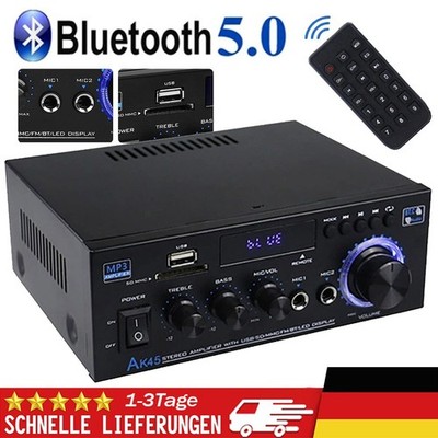 600W HiFi Mini Digital Leistungsverstärker Bluetooth 5.0 Stereo Power Amplifier