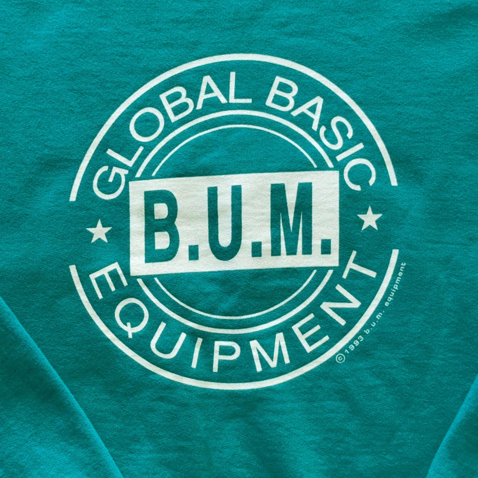 BUM B.U.M. Global Basic Equipment 1993 Sweatshirt… - image 2