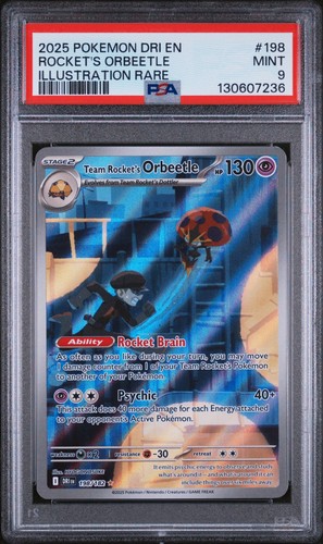 Team Rocket's Orbeetle graded PSA 9 for sale on eBay