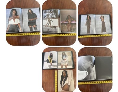 Wilhelmina Models LA Binder 10 11x14 Prints + 4 Tiana Parker 8x10 Comp Cards