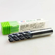 Helical 1/2" x 1/2 x 1-1/4 x 3 R.06 Solid Carbide End Mill A-Plus 5 Flute 45287