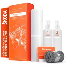 Auto Einstiegsleisten Schutzfolie für Skoda Fabia Schrägheck 3 (III) NJ Transpar