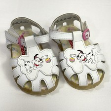 Vtg Disney 101 Dalmatians Sandals Shoes Sz 3 Baby / Toddler Shoes 1990s Y2K New