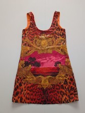 Versace for H&M Sequin Leopard Sunset Dress - Size EUR 32 / US 2