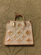 Louis Vuitton LV Zipper Pull Charm-White