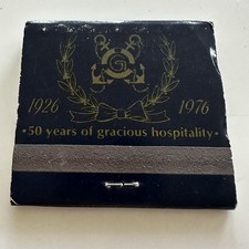 Vintage Full Matchbook - Gurney’s Inn - Montauk, Long Island, New York - 50th