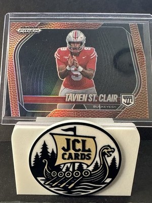 2025 Panini Prizm Black - Tavien St. Clair #193 Football Prizm /225