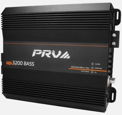 PRV AUDIO RS3200 BASS 1 OHM CLASS-D 1-CHANNEL MONOBLOCK AMPLIFIER 3200W RMS @ 1Ω