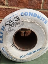 4x 10M 20MM PVC Coated Steel Flexible Conduit - Black