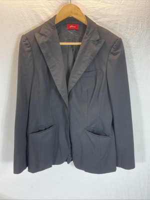 BRIONI Womens Blazer Single Breasted 1 Button IT 44 US 8 Career Office luxury