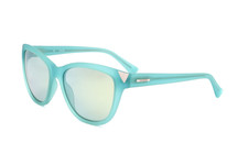 Guess Women's 55 mm Matte Light Blue Sunglasses GU7398-85X-55