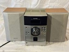 Sharp XL-ES50 Micro Component Shelf Stereo System AM/FM 5 Disc CD No Remote READ