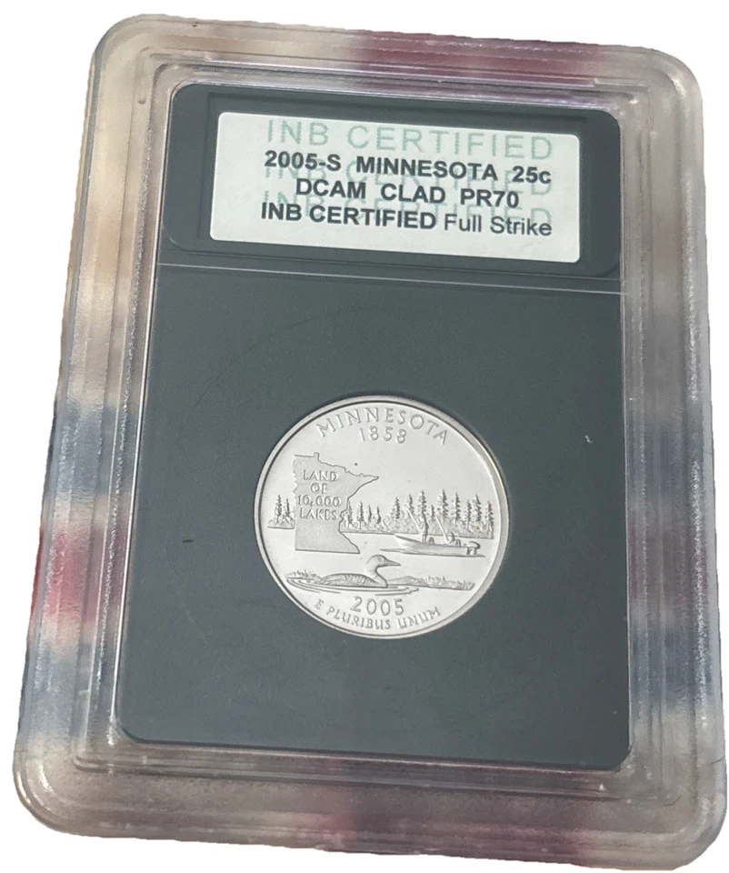 2005 S Silver Proof MINNESOTA Quarter - 90% Silver - Image 2 of 3