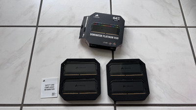 Corsair Dominator Platinum RGB 64GB (4x16) DDR4 3600MHz CL16