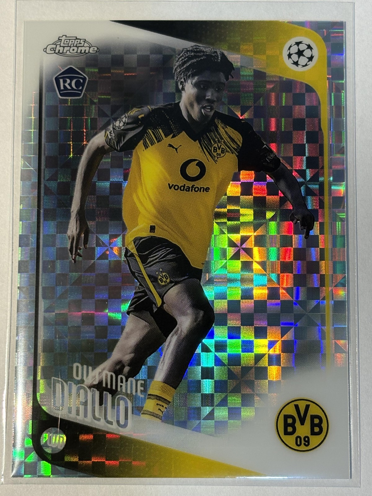 2025-26 Topps Chrome UEFA CC #120 Ousmane Diallo X-Fractor Refractor