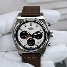 Casio Edifice EFB-730L-7A Classic Sports Chronograph Cream Dial 40mm Men's Watch