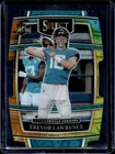 2021 Panini Select Trevor Lawrence RC Tie Dye Prizm Die Cut Concourse #/25