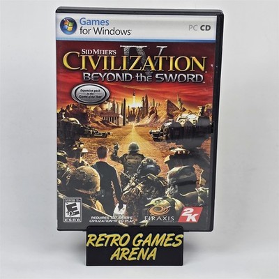 Civilization IV 4: Beyond the Sword (PC CD-ROM) CIB COMPLETE