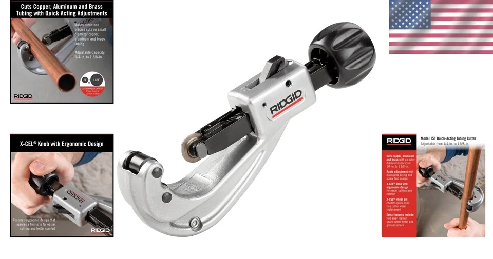 Quick Acting Tubing Cutter for Copper & Aluminum - Image 2 of 4