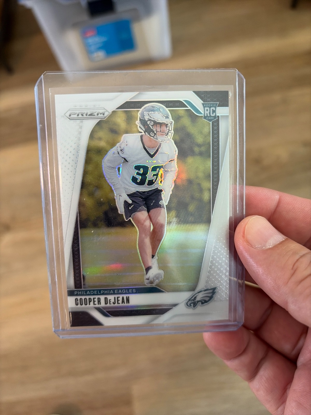 2024 Panini Prizm - Rookies Cooper DeJean #321 White Prizm /35 (RC)