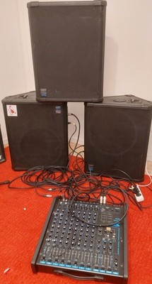 Pa Anlage Powermixer KME PPM 10/300 SB + 2x Zeck Aktivboxen + 1x Passivbox