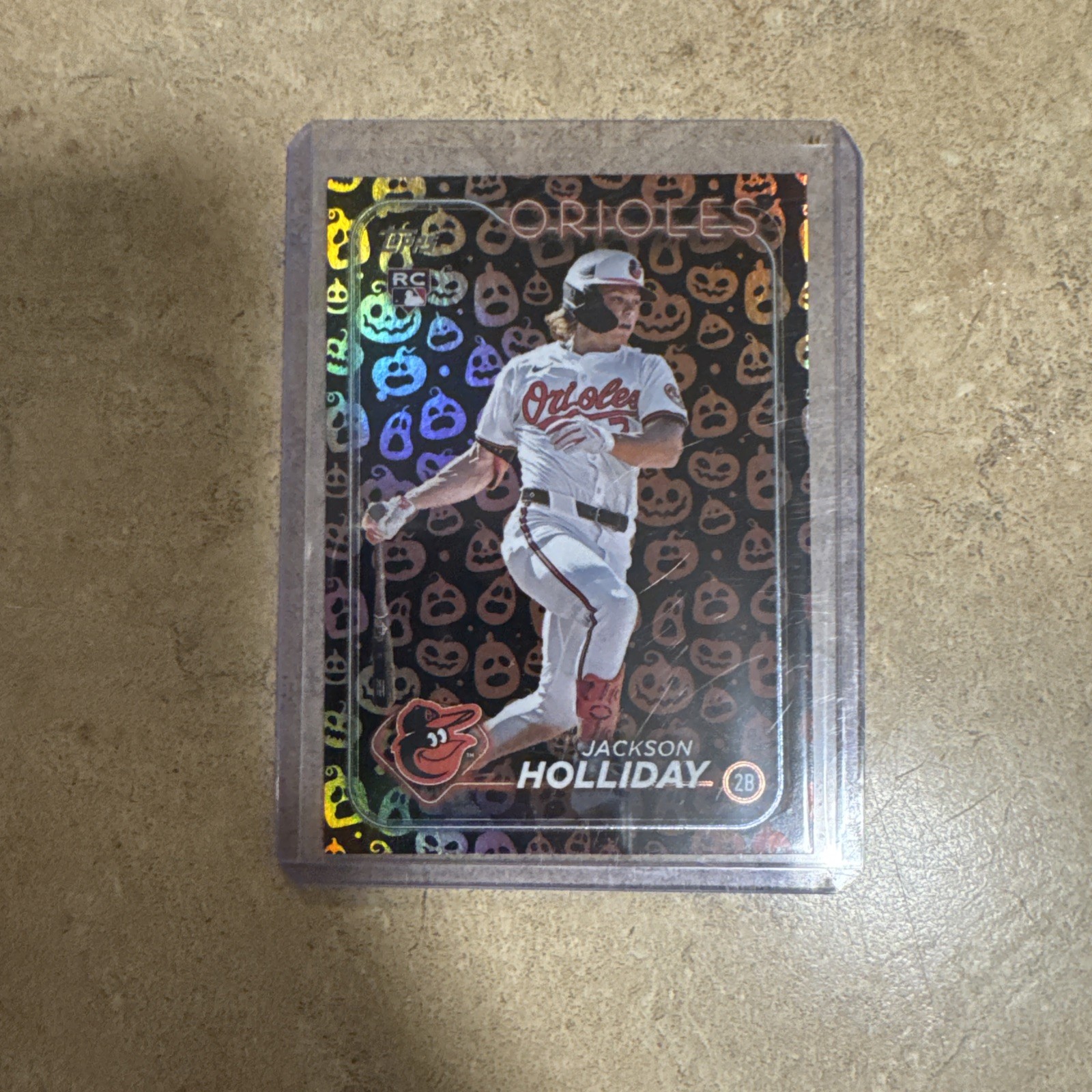 2024 Topps Update Series - Jackson Holliday #US50 Jack-O'-Lantern Foil (RC)