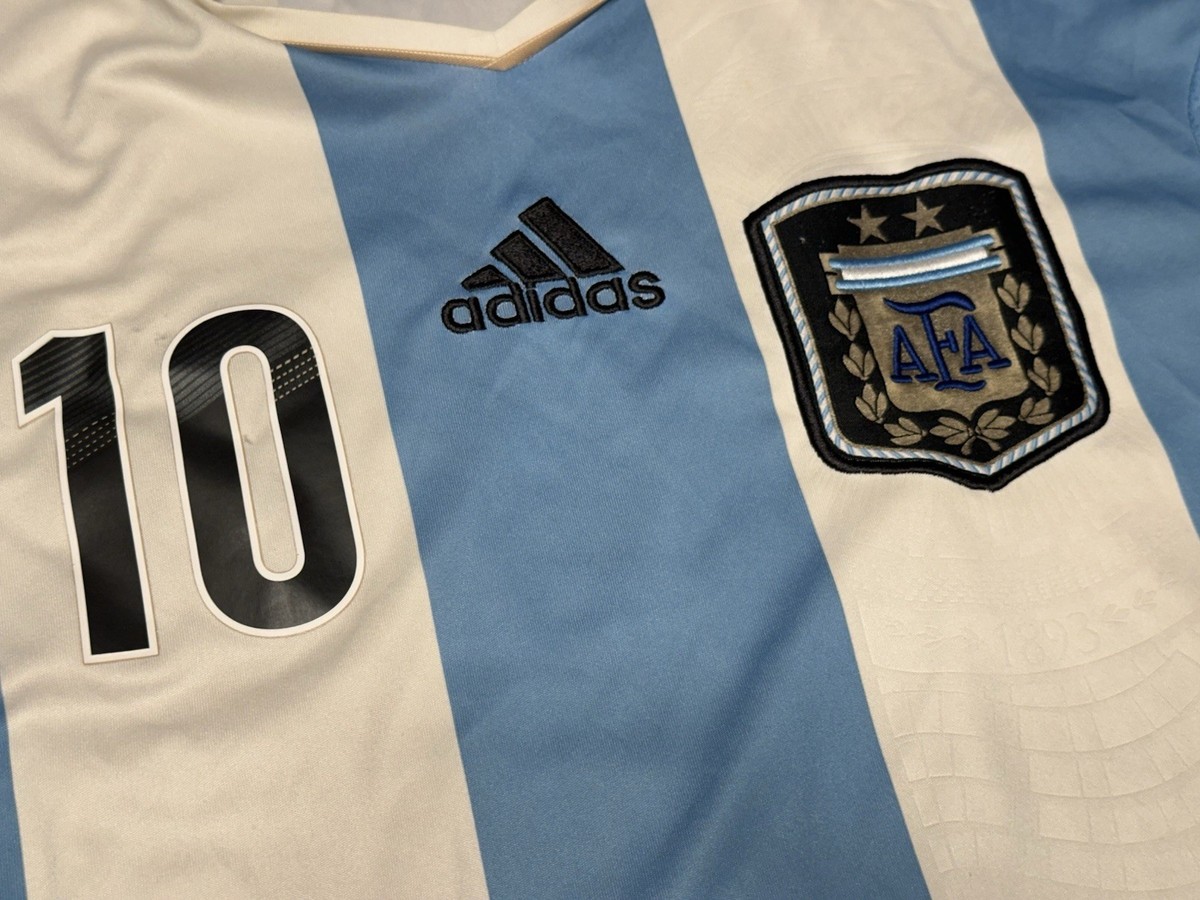 2011 2012 Argentina Soccer Home Adidas Climacool Jersey 10 Lionel