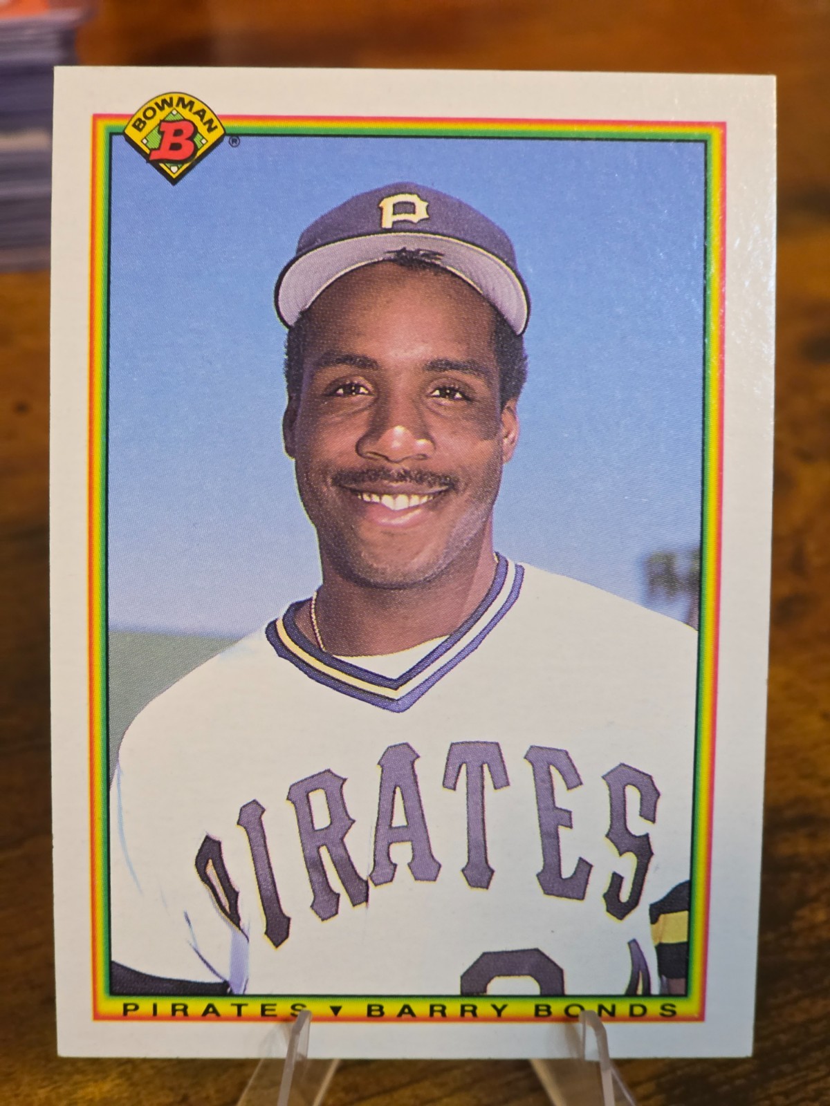 1990 Bowman - Barry Bonds #181 - Pittsburgh Pirates - HR KING