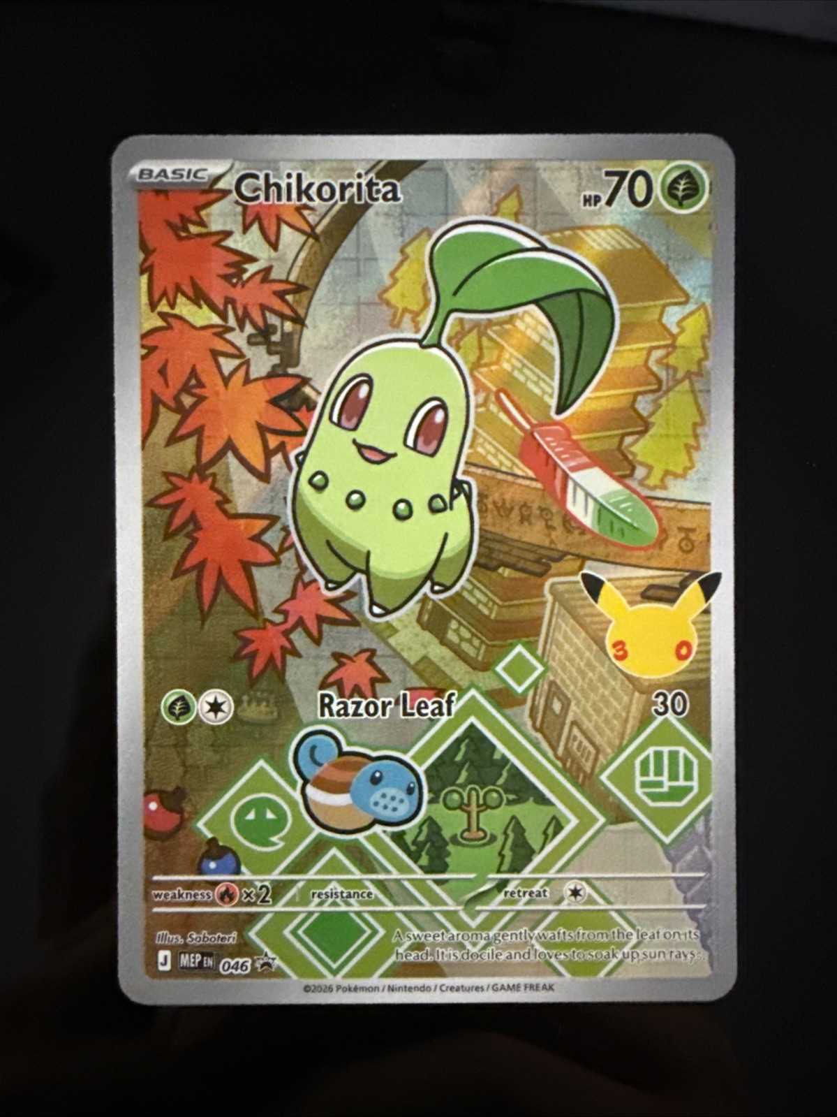 Chikorita 046 Me: Mega Evolution Promo Holo