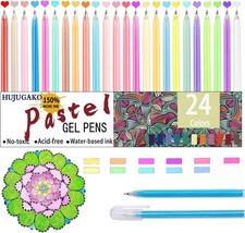 Pastel Gel Pens for Black Paper and Creative Art Projects