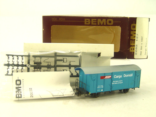 Rhb Cargo Domizil Güterwagen - Bemo HOm Schmalspur 2282127   - #623 - #E gebr. | Zustand: Gebraucht