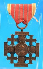 Ehrenzeichen  Leo XIII Reise nach Jerusalem 1 Form Bronze sehr selten