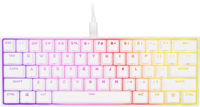 CORSAIR - K65 RGB Mini Wired 60% Mechanical Cherry MX SPEED Linear Switch Gam...