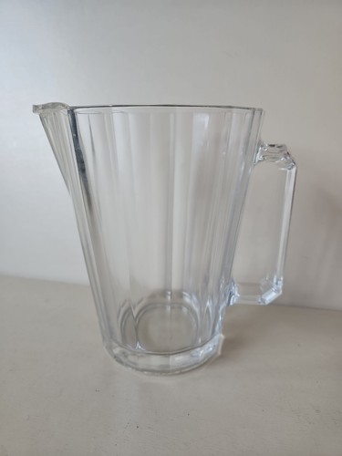 Bormioli Glass Jug Pitcher Made In Italy 17cm Tall Retro Style - Picture 1 of 10